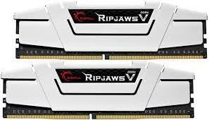 G.SKILL RIPJAWSV DDR4 2X8GB 3600MHZ CL16 XMP2 WHITE F4-3600C16D-16GVWC