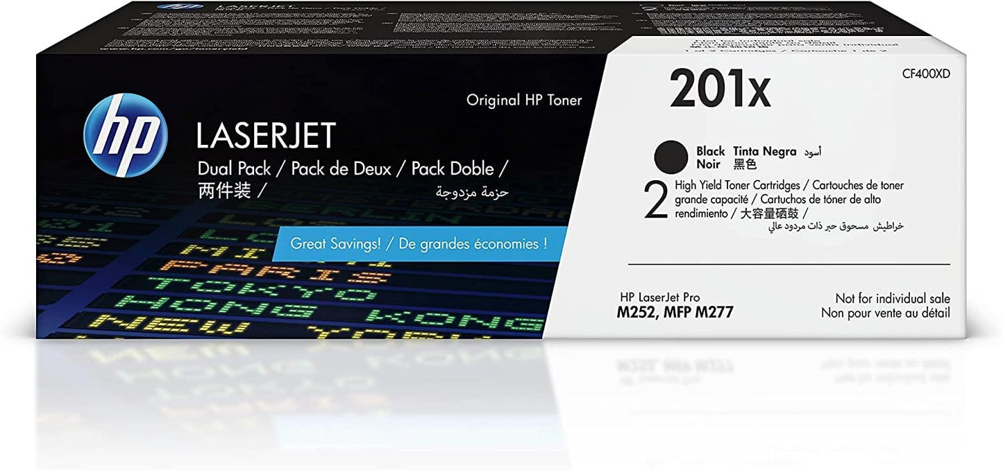 Toner HP zestaw HP 201X, HP201X=CF400XD, 2800 str.