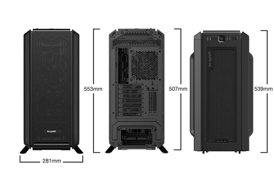 OBUDOWA BE QUIET! SILENT BASE 802 WINDOW Black