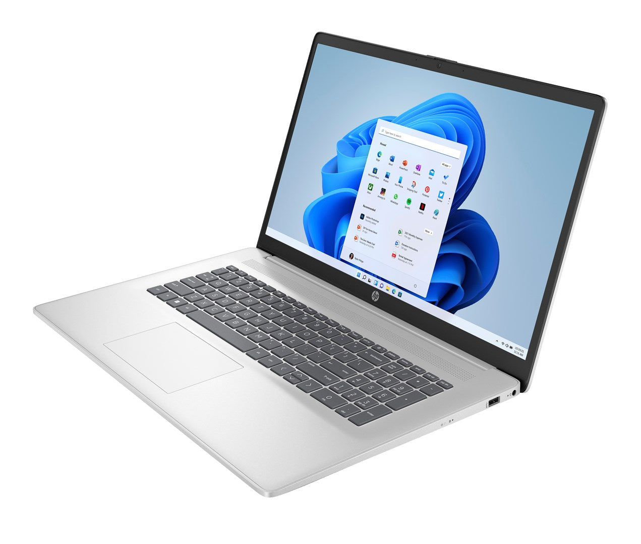 HP 17-CN300-AJ7Z9U8 i5-1334U 17.3" AG IPS 8GB SSD256 BT Win11 Natural Silver (REPACK) 2Y