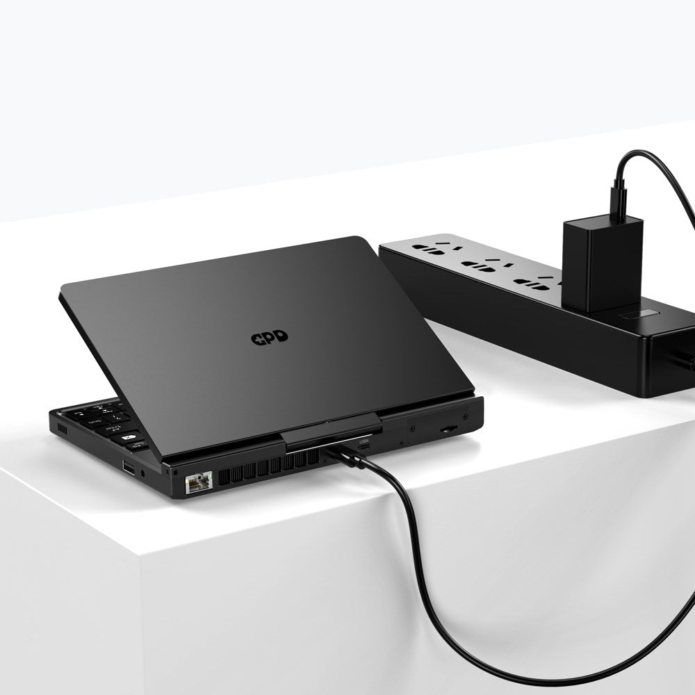 Laptop GPD-Pocket-4 Ryzen 7 8840U/8" WQXGA (2560x1600) Touchscreen 144Hz IPS/x360/LAN/16GB/SSD 1TB/BT/BLKB/FPR/x360/Radeon 780M 3GB/Win 11 Graphite