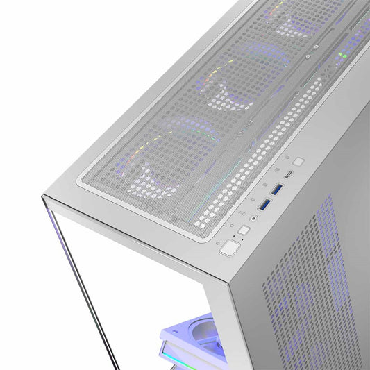 MODECOM OBUDOWA VOLCANO STELLAR ARGB MIDI 8F WHITE