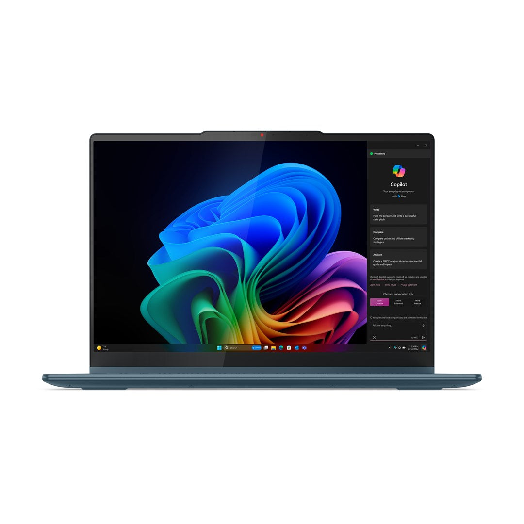 Lenovo Yoga 7 2-in-1 14AKP10 Ryzen AI 5 340 14" WUXGA OLED 400nits Glossy 60Hz 16GB LPDDR5x-7500 SSD512 Radeon 840M Graphics 70Wh Win11 Tidal Teal