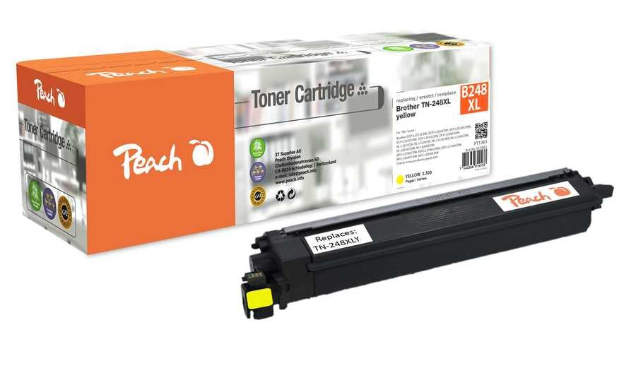 Peach PT1363 kaseta z tonerem 1 szt. Zamiennik Żółty