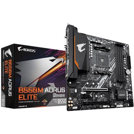 Płyta główna Gigabyte B550M AORUS ELITE Socket AM4 micro ATX AMD B550