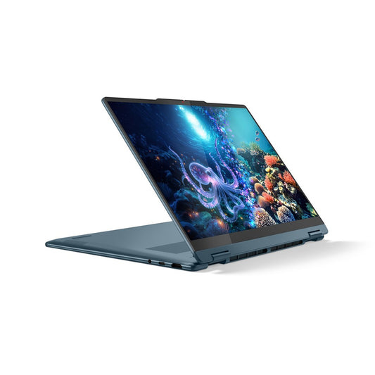 Lenovo Yoga 7 2-in-1 14AKP10 Ryzen AI 5 340 14.0"WUXGA Touch OLED 400nits Glossy 60Hz 16GB LPDDR5-6400 SSD512 Radeon 840M Graphics Cam 5.0MP 70Wh Win11 Tidal Teal