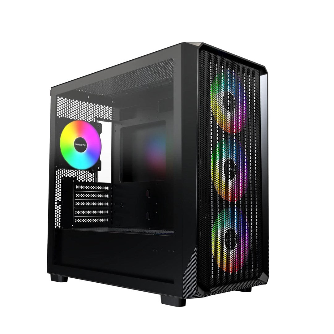 Montech X5M (B) zabezpieczenia & uchwyty komputerów Micro Tower Czarny