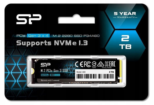 SSD Silicon Power Ace A60 2048GB PCIe Gen 3x4