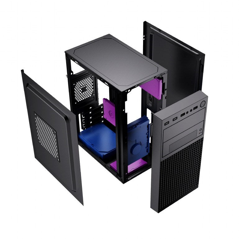 GEMBIRD OBUDOWA FORNAX K300 MINI-TOWER (2X USB 3.0, 2X USB 2.0, HD AUDIO) CZARNA