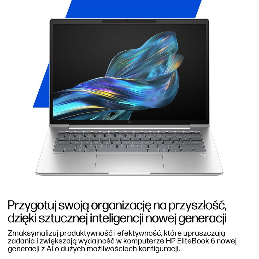 HP EliteBook 6 G1a Ryzen AI 5 340 14.0"WUXGA IPS 300nits AG 16GB DDR5 5600 SSD512 5MP+IR Radeon 840M W11Pro Pike Silver aluminium 3Y OnSite