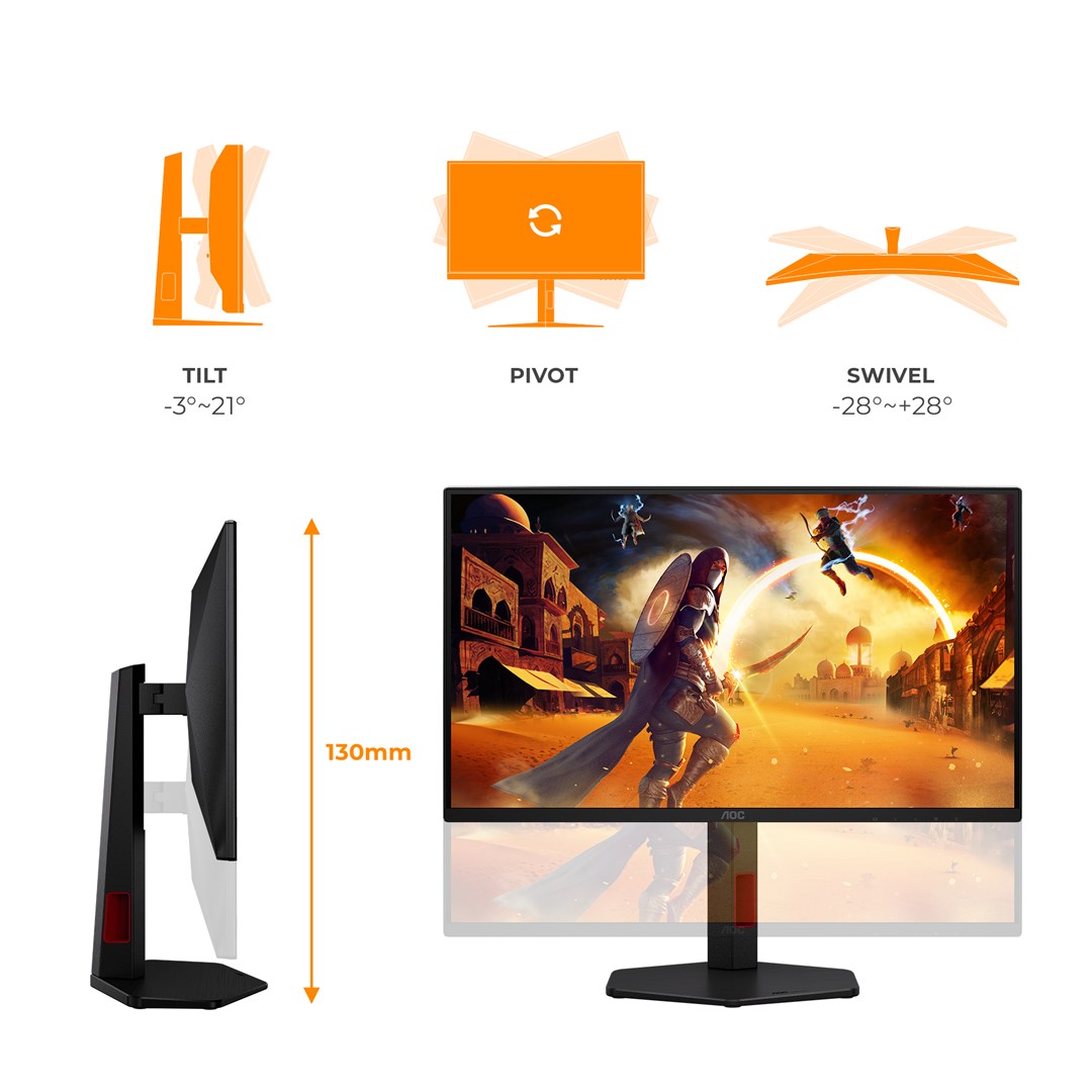 MONITOR AOC LED  24,5" 25G4ZR 240Hz