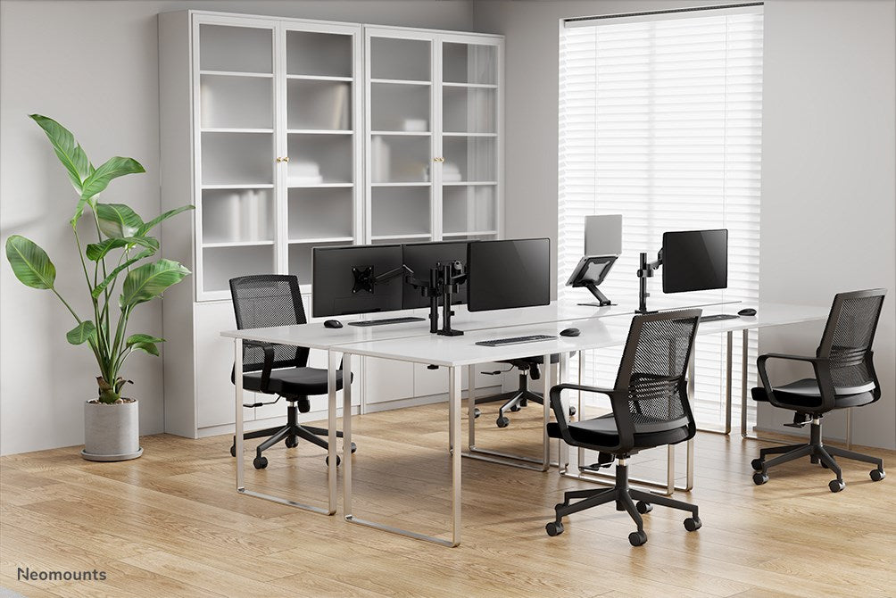 Neomounts DS70-750BL2 uchwyt/stojak do monitorów 68,6 cm (27") Biurko Czarny