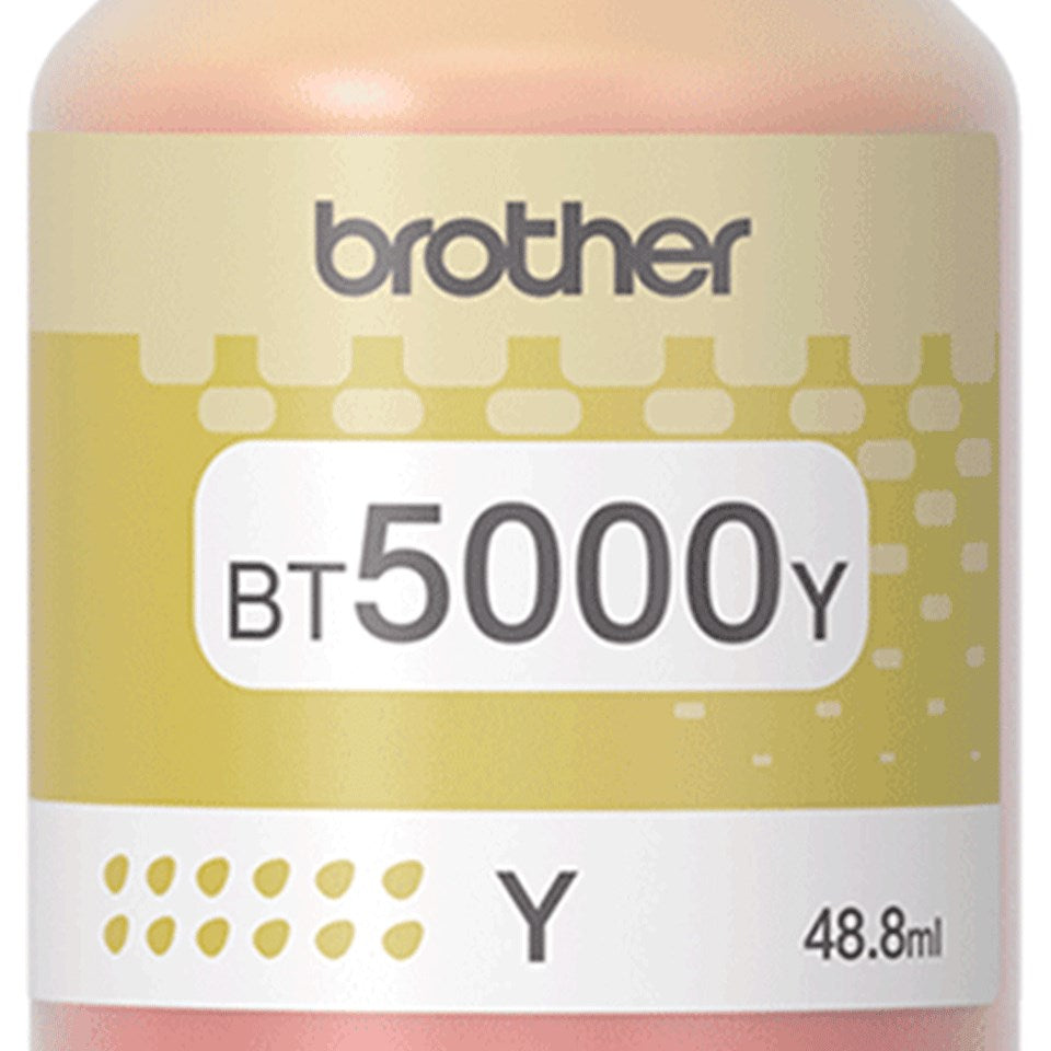 Tusz Brother żółty BT5000Y=BT-5000Y, 5000 str.