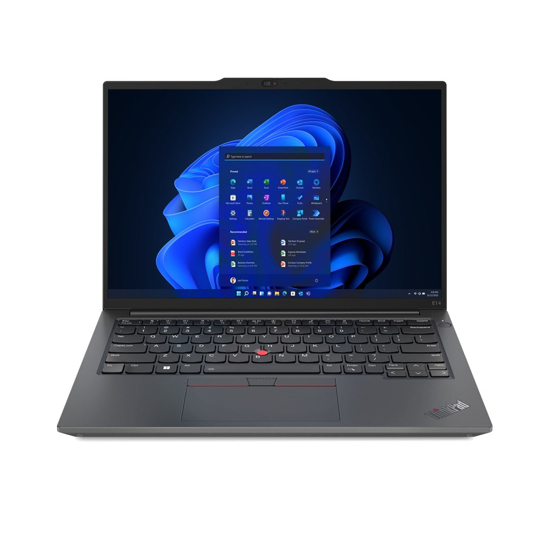 Lenovo ThinkPad E14 Gen 5 i5-1335U 14"WUXGA Touch 300nits AG 16GB DDR4 SSD512 Iris Xe Cam1080p 47Wh Backlit Kb FgPr W11Pro Graphite Black (REPACK) 2Y