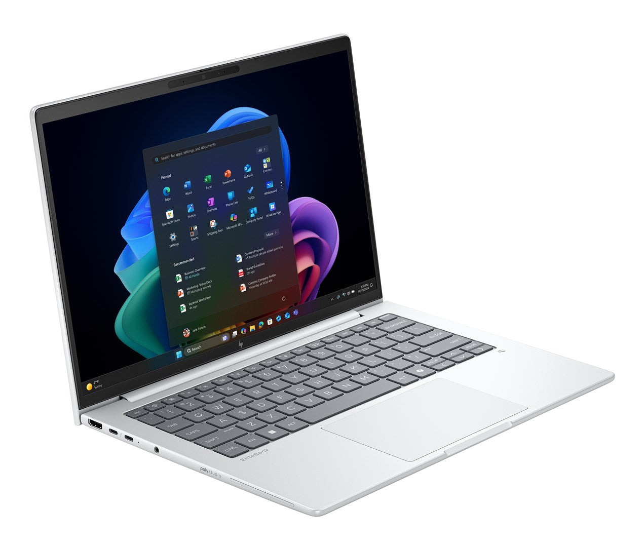 HP EliteBook 8 G1a Ryzen AI 7 PRO 350 14.0"WUXGA IPS 400nits Eye Ease AG 24GB DDR5 5600 SSD512 Radeon 860M Cam 5Mpx 62Wh W11Pro Pike silver aluminium 3Y OnSite