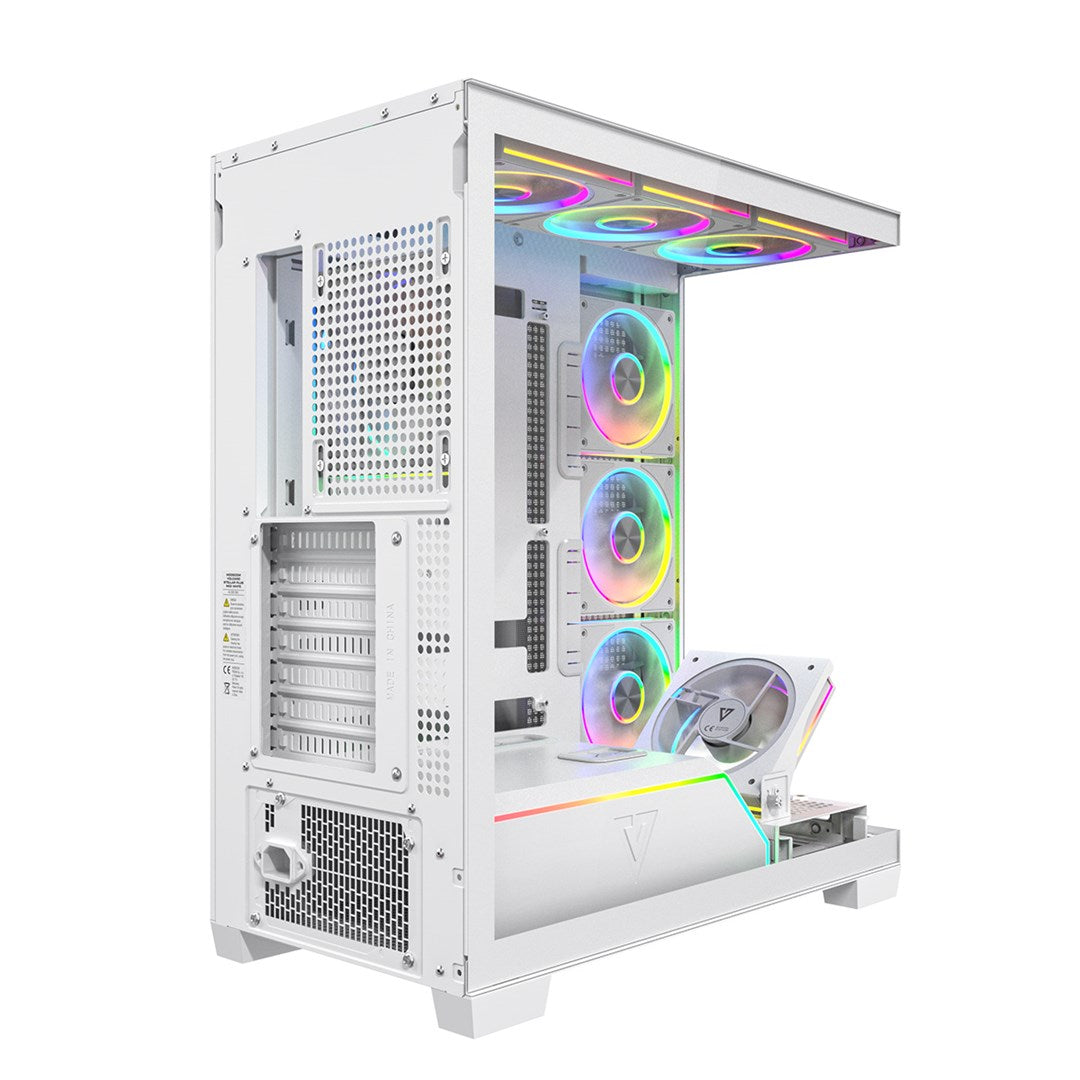 MODECOM OBUDOWA VOLCANO STELLAR PLUS ARGB MIDI 8F WHITE