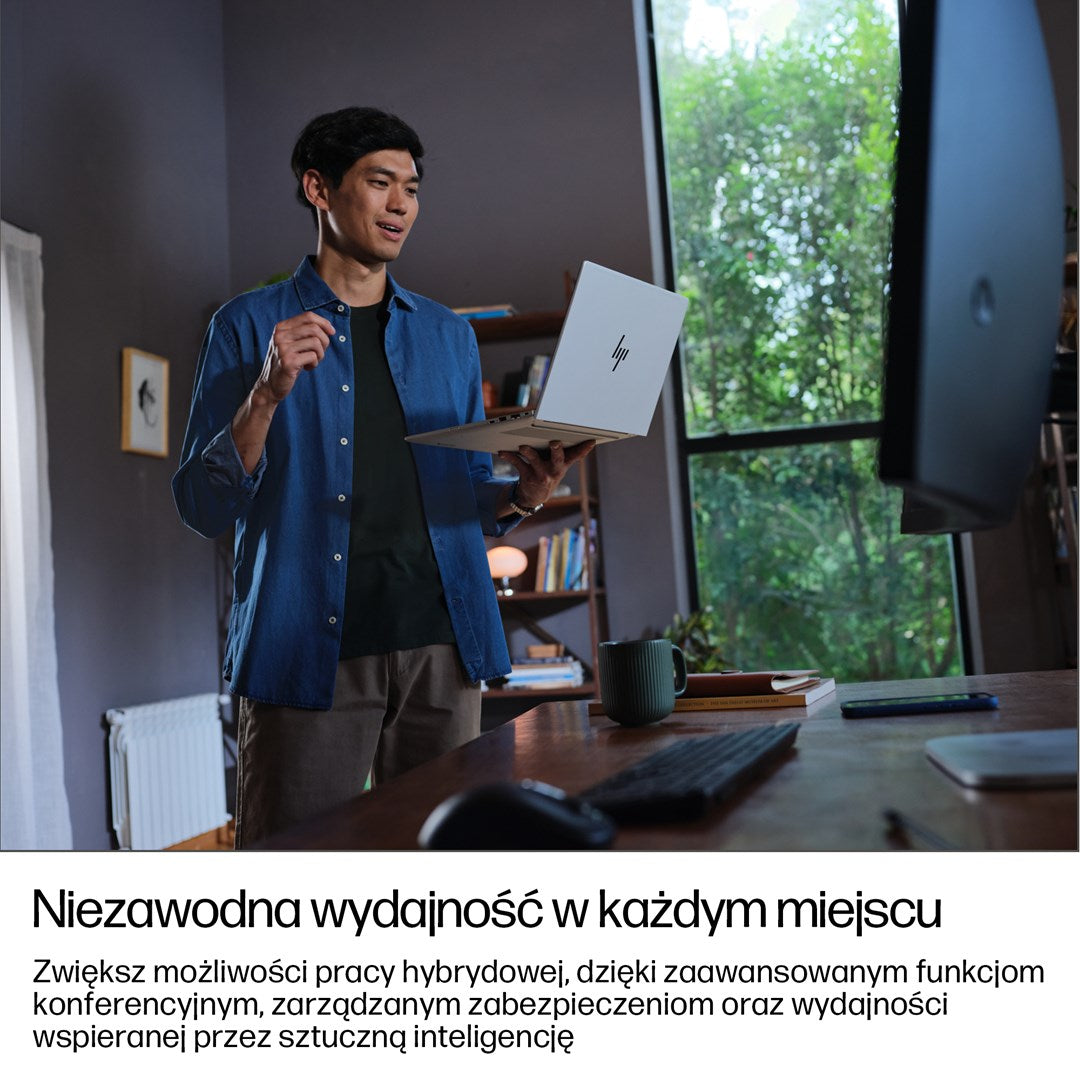 HP EliteBook 8 G1i Ultra 7 255U 16.0"WUXGA IPS 400nits Eye Ease AG 24GB DDR5 5600 SSD512 Arc Cam 5Mpx 62Wh W11Pro Glacier silver aluminium 3Y OnSite