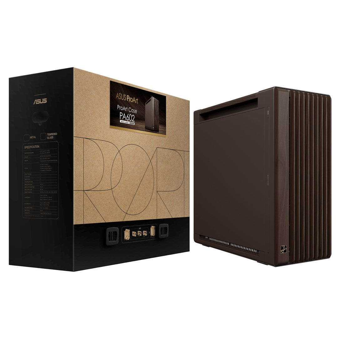 Obudowa Asus PROART PA602 WALNUT WOOD METAL PWM RET