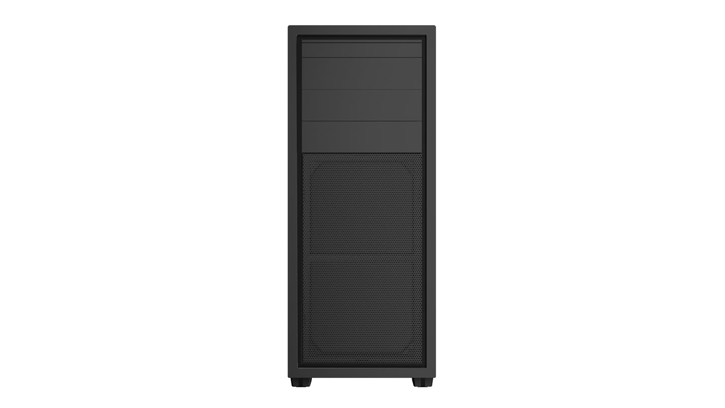 GEMBIRD OBUDOWA FORNAX K500 MIDI-TOWER (2X USB 3.0, 1X USB TYP-C, CZYTNIK KART, HD AUDIO) CZARNA