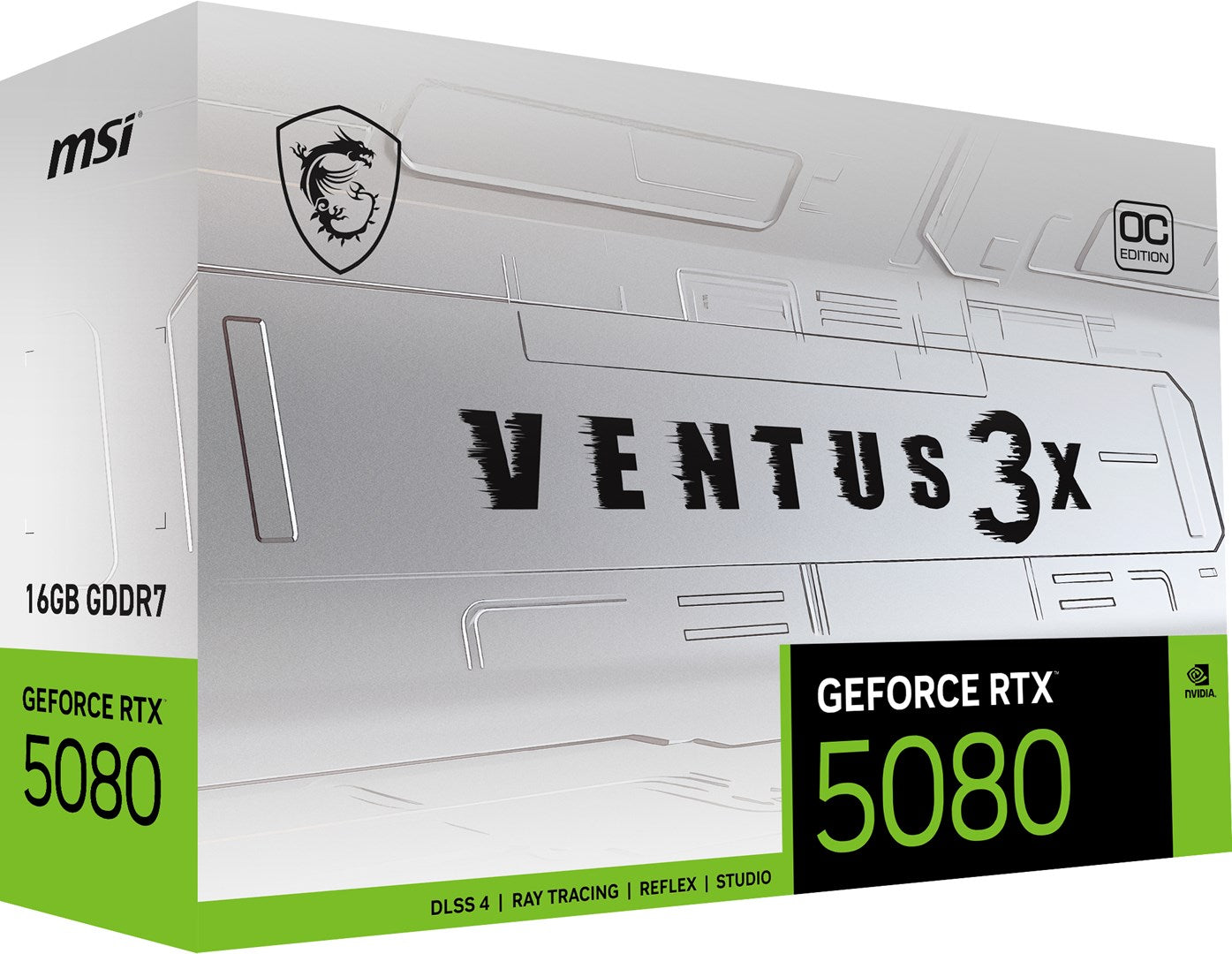 Karta graficzna MSI GeForce RTX 5080 16GB VENTUS 3X OC WHITE GDDR7