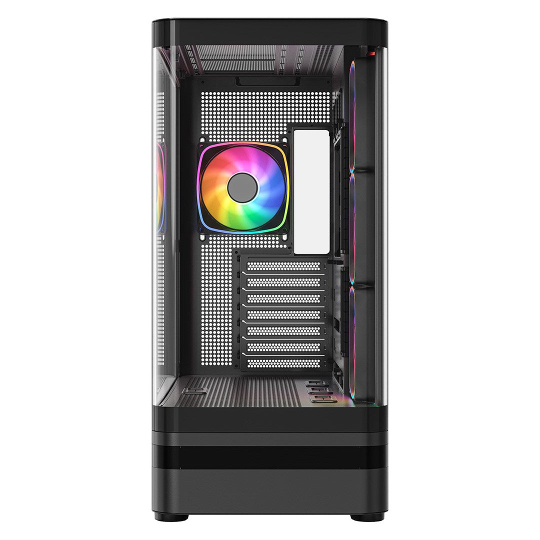 MODECOM OBUDOWA VOLCANO AQ 100 ARGB MIDI CZARNA