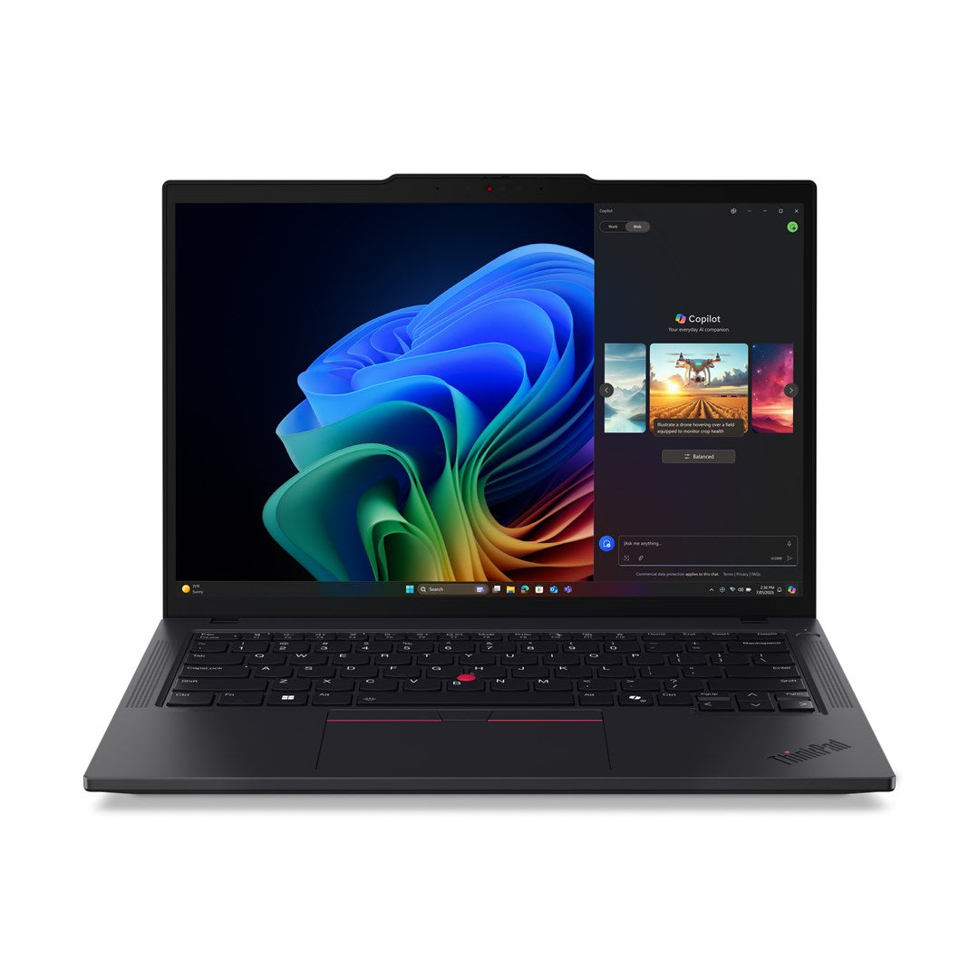 Laptop Lenovo ThinkPad T14 G6 AMD | 14 " IPS WUXGA | 1920 x 1200 | Powłoka przeciwodblaskowa | AMD Ryzen AI 5 PRO | 32 GB DDR5 | SSD 512 GB | Radeon 840M