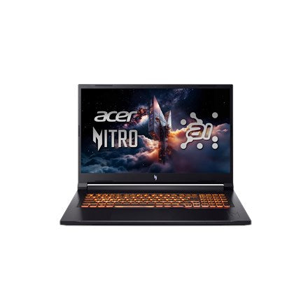 Acer | Nitro V 17 AI ANV17-41-R9XF | Obsydianowa czerń | 17,3 " | Systemy ochrony przed włamaniem (IPS) | Złącze QHD | 2560 x 1440 pikseli | Procesor AMD Ryzen 7 | 260 | 32 GB | Pamięć DDR5 | Pojemność dysku SSD 1000 GB | NVIDIA GeForce RTX 5070 | Pa