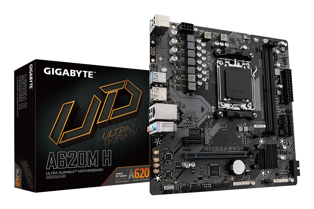 Gigabyte Płyta główna A620M H AM5 2DDR5 HDMI/DP M.2 mATX