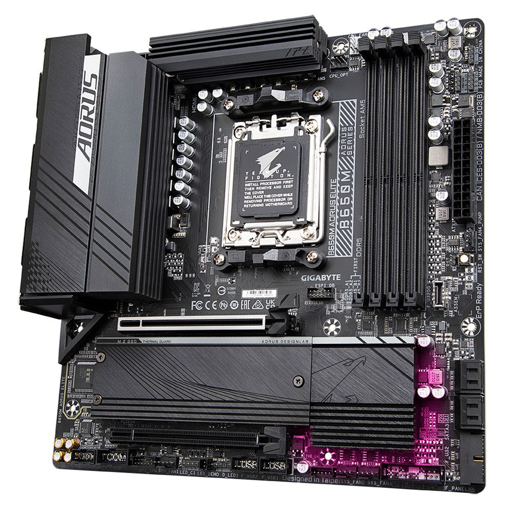 Płyta główna Gigabyte B650M AORUS ELITE (B650, AM5, mATX, DDR5)