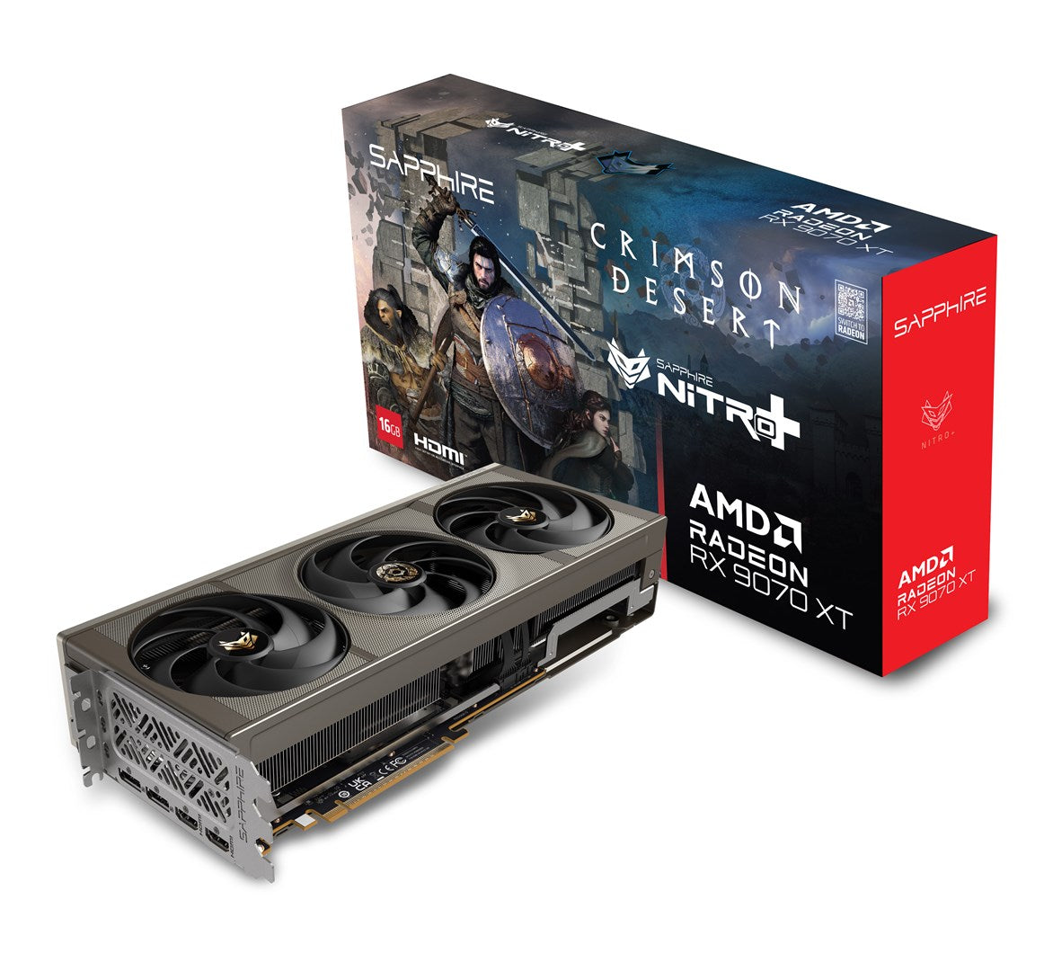 Karta graficzna SAPPHIRE NITRO+ RX 9070 XT OC 16G C DES