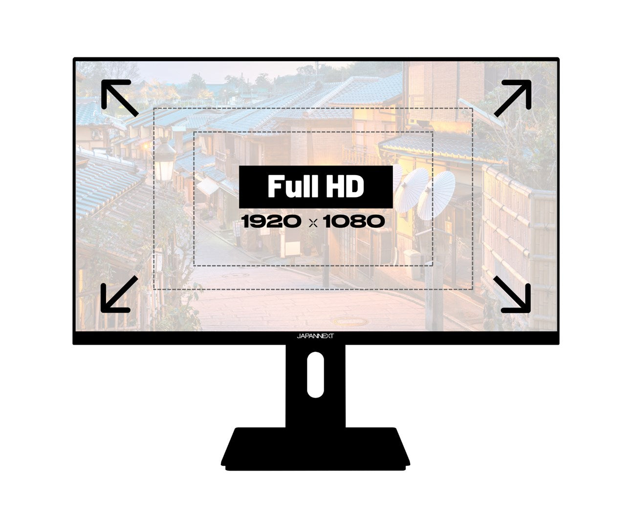 Japońska kamera japońska 60,5 cm JN-IPS238FHDR-C65W-HSP 16:9 HDMI/DP FHD