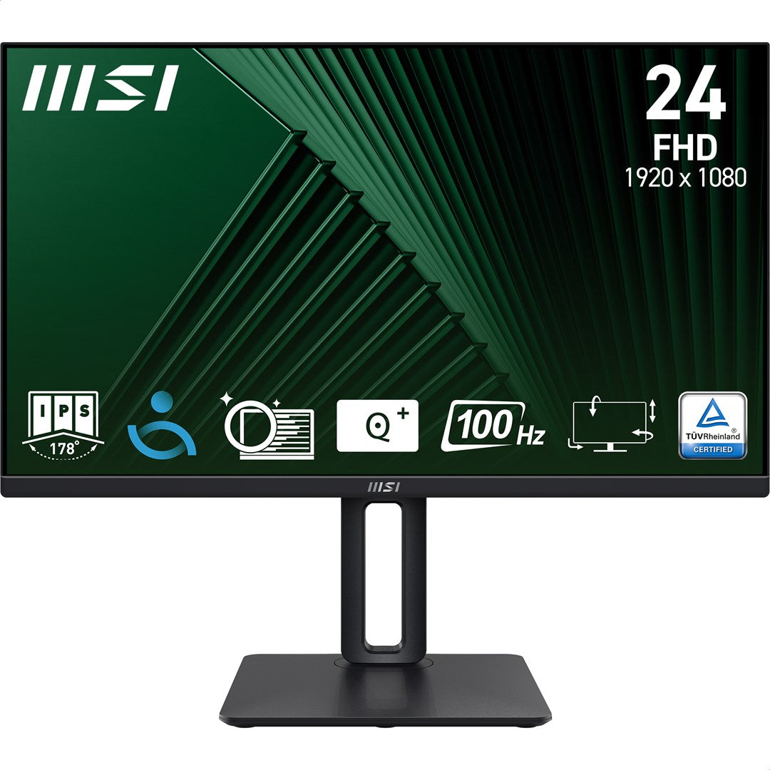 Monitor MSI Pro MP245PG 24 cali IPS FHD HDMI/DP Pivot - Płaski ekran - 61 cm