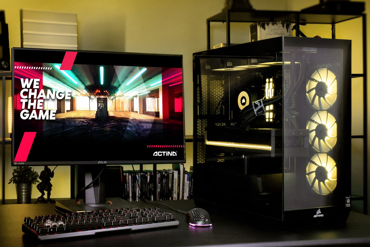 Actina iCUE 7800X3D/32GB/2TB/RX9070XT/850W