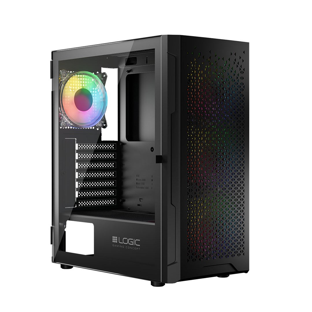 LOGIC OBUDOWA ARAMIS ARGB MIDI USB 3.0 BLACK