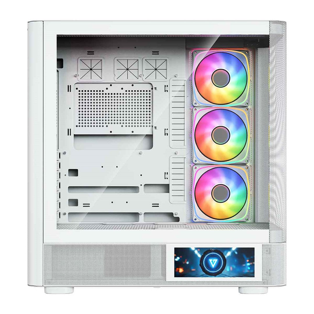 MODECOM OBUDOWA VOLCANO AQ 400 ARGB MIDI BIAŁA