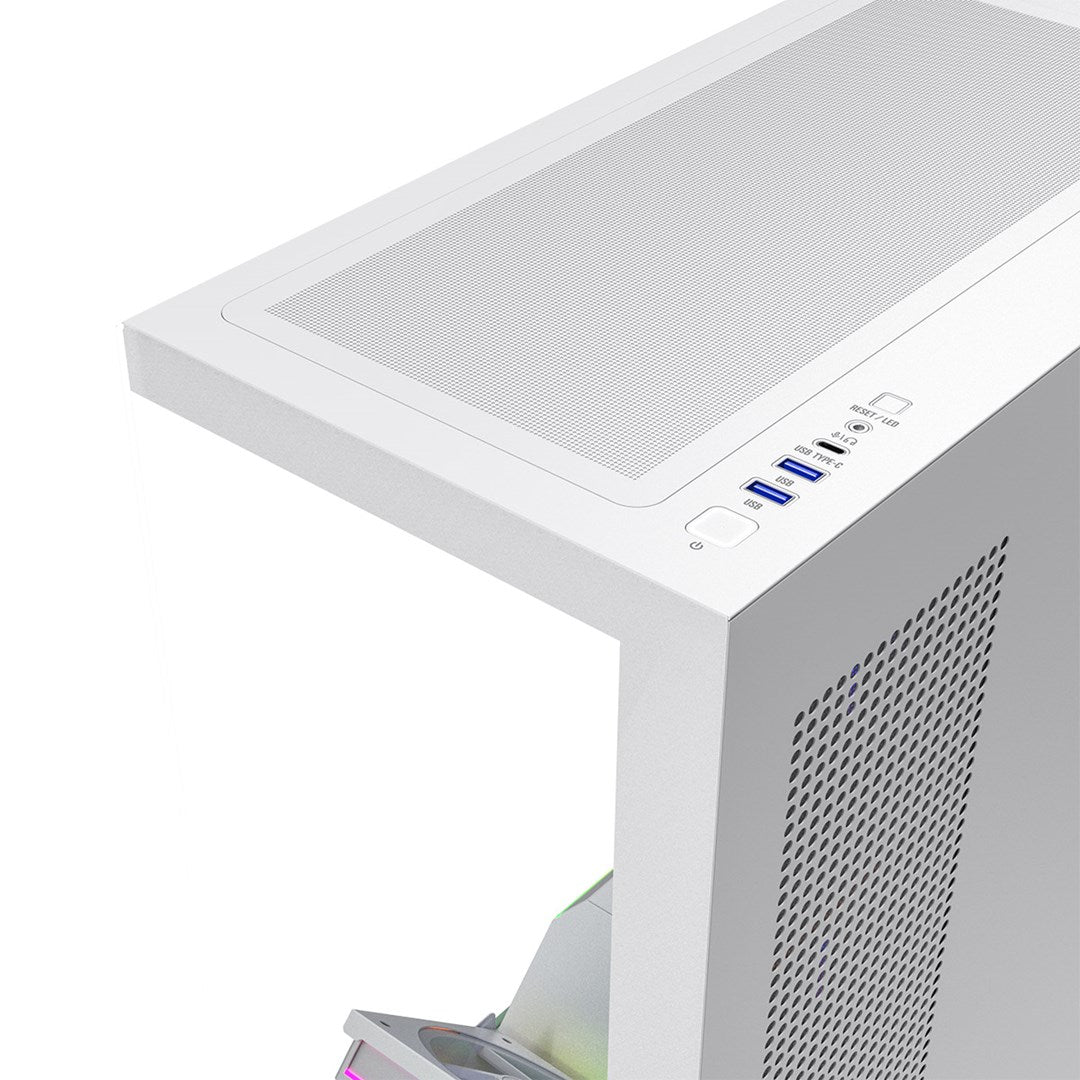 MODECOM OBUDOWA VOLCANO STELLAR PLUS ARGB MIDI 8F WHITE