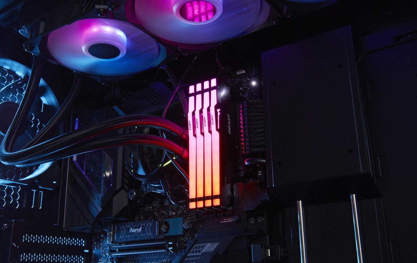 Kingston Technology FURY Beast RGB moduł pamięci 32 GB 2 x 16 GB DDR5 5200 MT/s