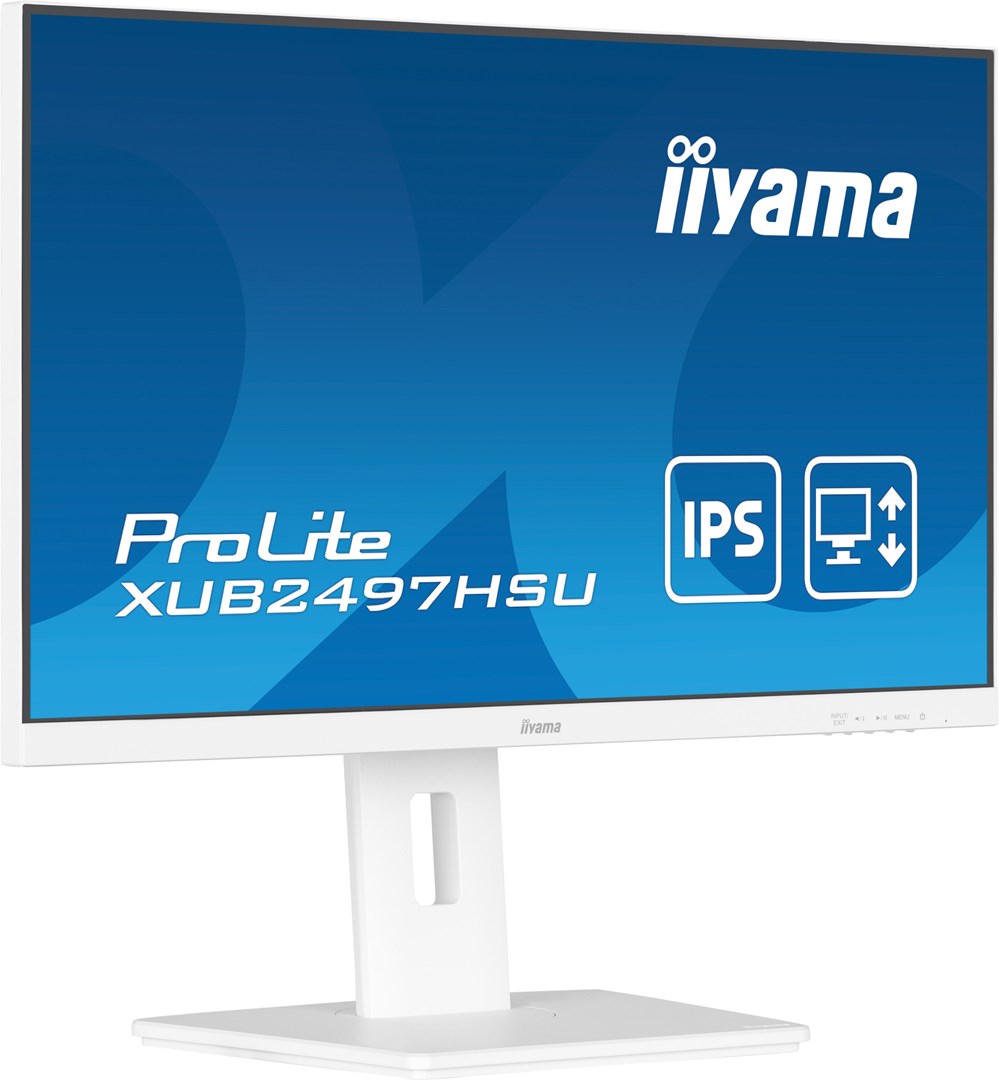 Iiyama TFT XUB2497HSU IPS 24'' HDMI/DP/2xUSB/hoev/weiß - Płaski ekran - 60.5 cm