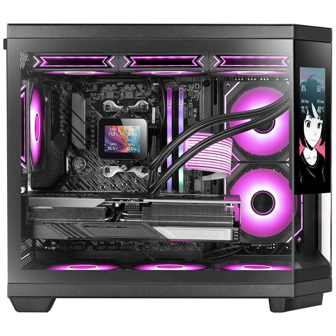TACENS MARS MC-3TCORELCDM 7.2" IPS LCD mATX-obudowa