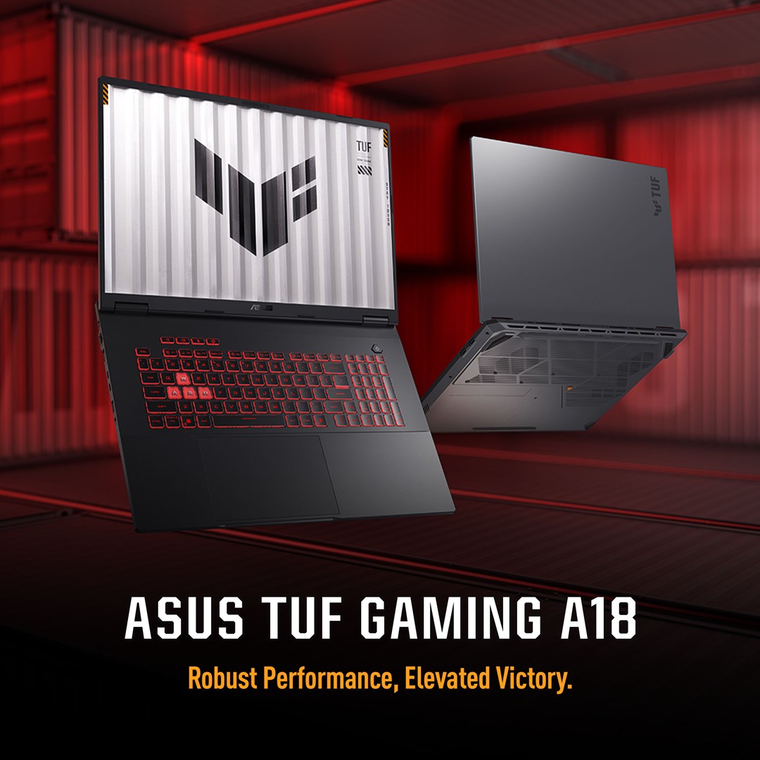ASUS TUF Gaming A18 FA808UM-S9058 Ryzen 7 260 18.0" 2.5K 240Hz IPS-level 500nits AG 16GB DDR5 5600 SSD512 GeForce RTX 5060 8GB WLAN+BT LAN Cam1080p 90WHrs NoOS Jaeger Gray