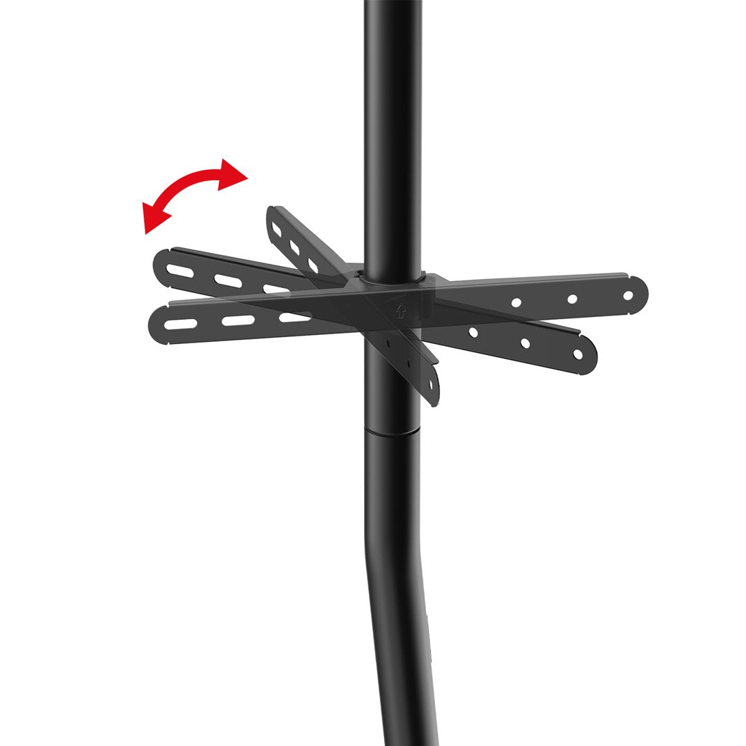 MACLEAN UCHWYT STOJAK PODŁOGOWY DO TELEWIZORA, 32-70", MAX. VESA 400X400, MAX. 40KG MC-494