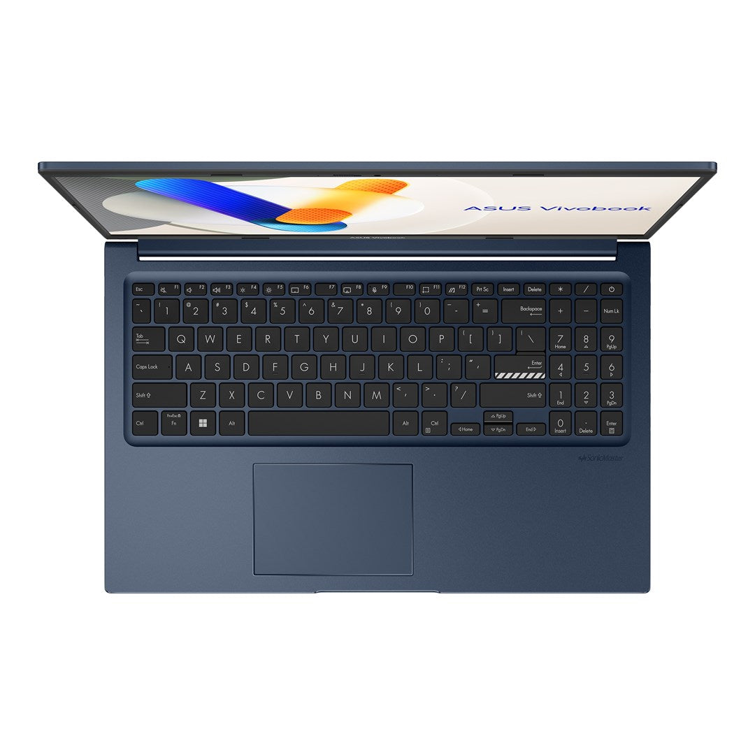 ASUS Vivobook 15 X1504VA-BQ041W i3-1315U 15.6"FHD IPS 60Hz 250nits AG 16GB DDR4 SSD512 Intel Iris Xe Graphics WLAN+BT Cam720p 42WHrs Win11 Quiet Blue