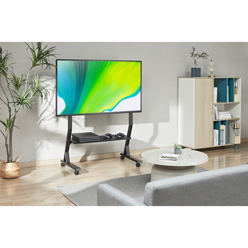 TECHLY STOJAK MOBILNY TV 45-90"KG DO 60KG REGULOWANY PÓŁKA AV