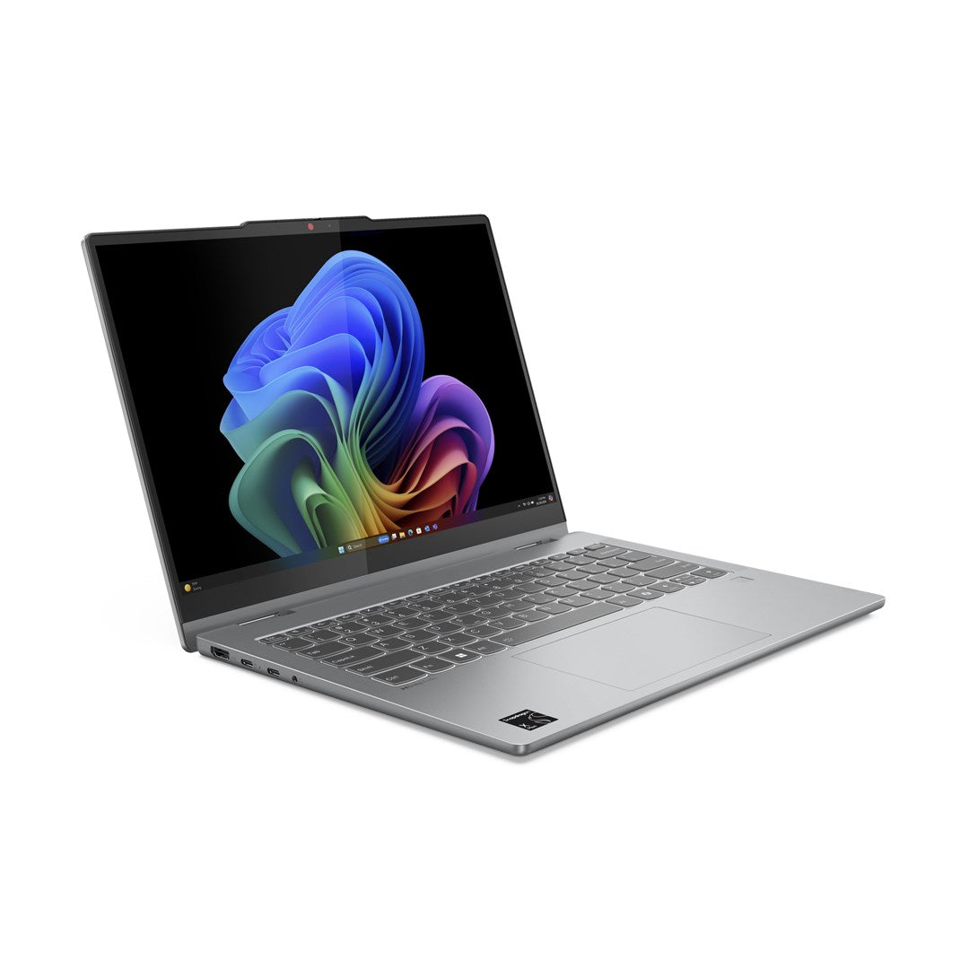 Lenovo IdeaPad 5 2-in-1 14Q8X9 Snapdragon X Plus X1P-42-100 14" WUXGA OLED 400nits Glossy 60Hz Touch 16GB LPDDR5x-8448 SSD512 Qualcomm Adreno GPU 57Wh Win11 Luna Grey