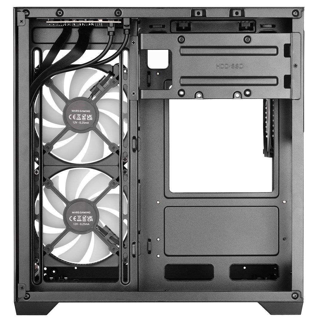 TACENS MARS MC-VIEW3 3xARGB USB-C mATX- obudowa/cases