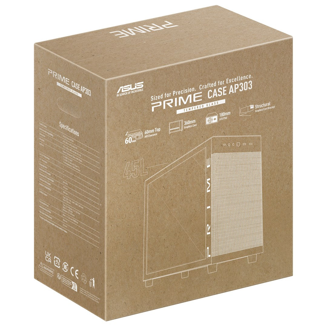Obudowa Asus PRIME AP303 TG BLACK