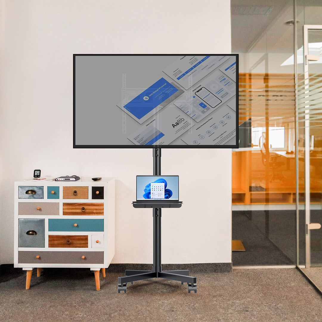 MACLEAN PROFESJONALNY,32-55", NA KÓŁKACH, MAX. VESA 400X400, MAX. 25KG MC-949