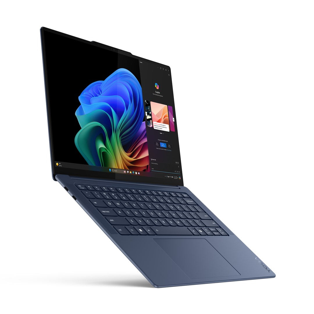 Lenovo Yoga Slim 7 14Q8X9 Snapdragon X Elite X1E-78-100 14.5" 3K Touch OLED 500nits Glossy 90Hz 16GB LPDDR5x-8448 SSD512 Qualcomm Adreno GPU 70Wh Win11 Cosmic Blue