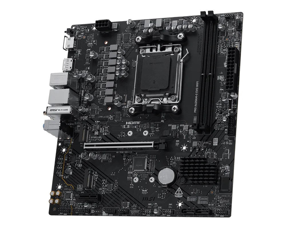 MSI Pro A620AM-G EVO WIFI AMD A620A Gniazdo AM5 micro ATX