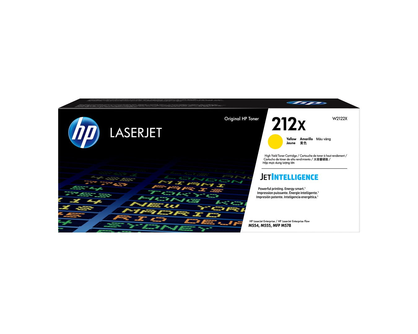 HP 212X Oryginalny wkład z żółtym tonerem LaserJet o wysokiej wydajności
